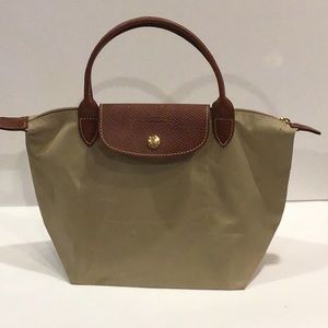 Longchamp Le Pliage Beige Small foldable handbag